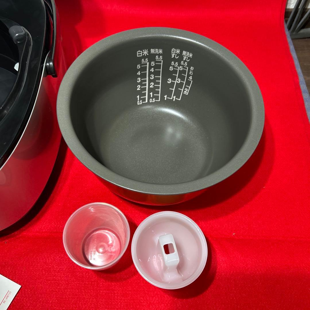 未使用　東芝　真空IH かまど銅コート釜　RC-10VRG 13年製　5.5合