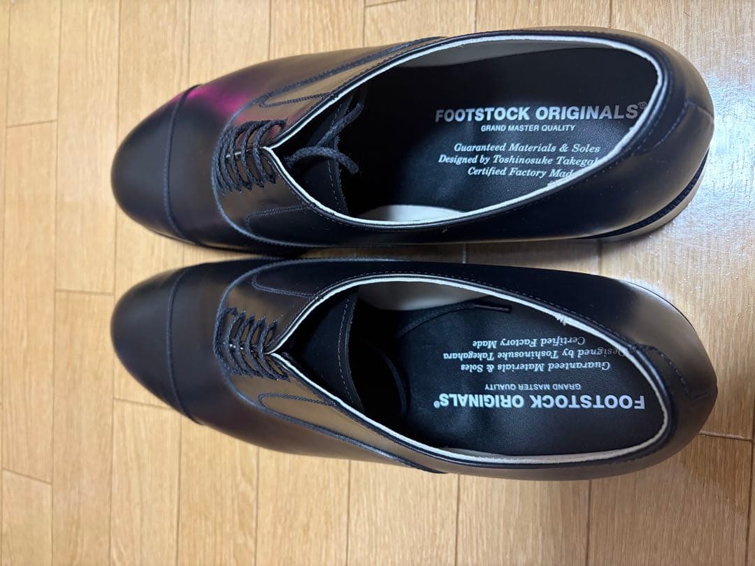 新品未使用FOOTSTOCK ORIGINALS 本革 ドレスシューズ 27cm
