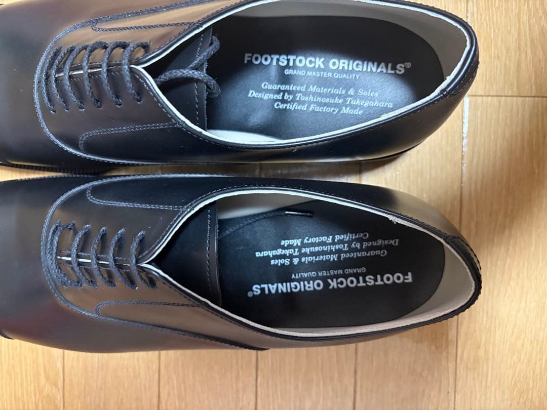新品未使用FOOTSTOCK ORIGINALS 本革 ドレスシューズ 27cm