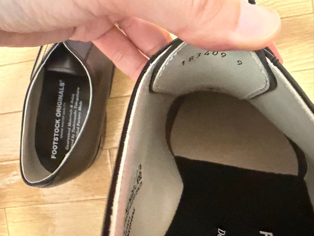 新品未使用FOOTSTOCK ORIGINALS 本革 ドレスシューズ 27cm