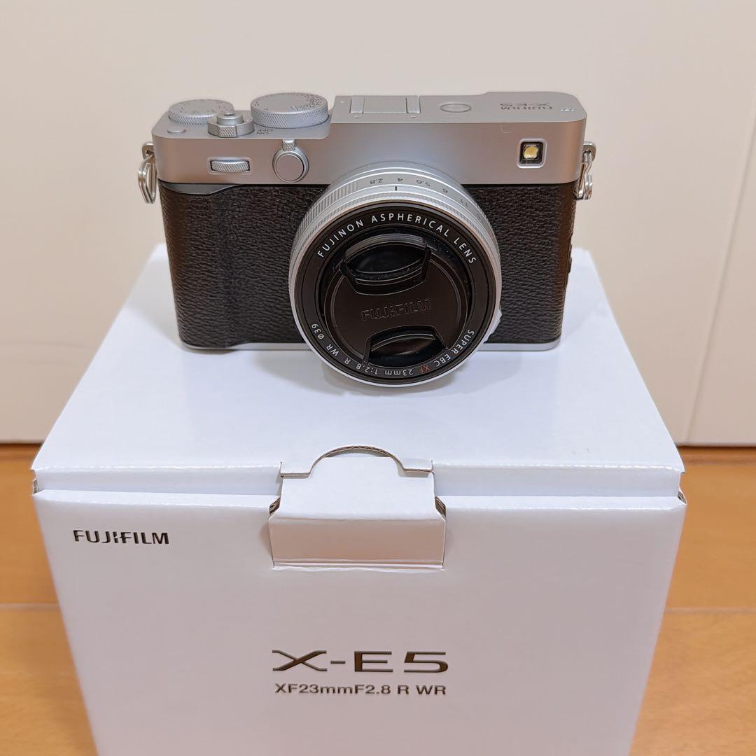 FUJIFILM X-E5 XF23mmF2.8 R WR シルバー