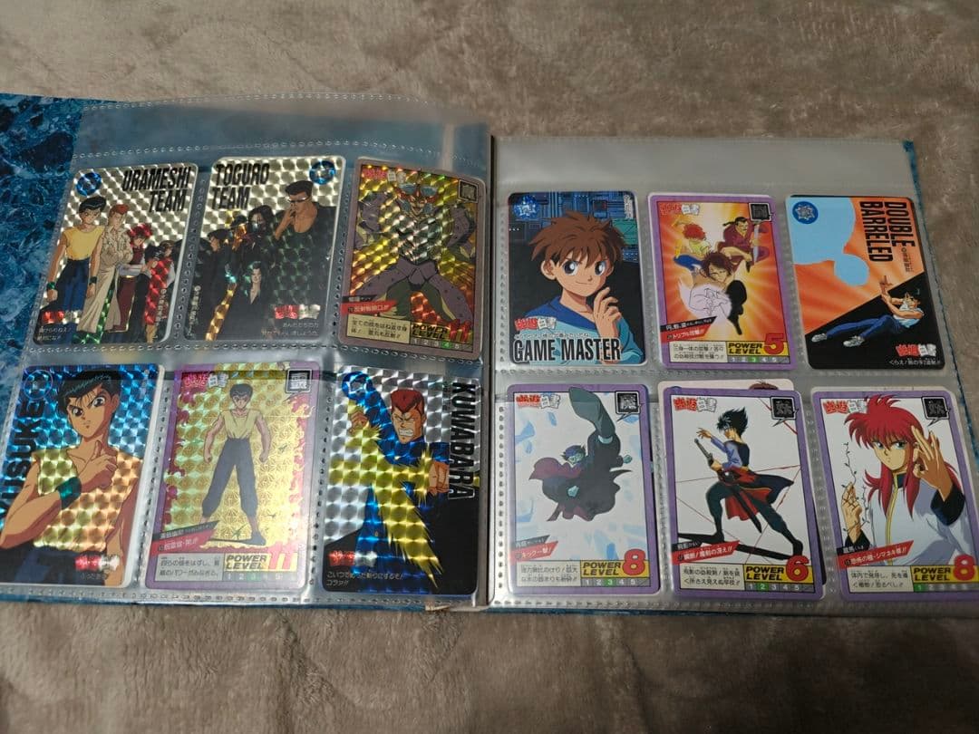 幽遊白書 カードダスセット バインダー付き 約150枚 レトロ