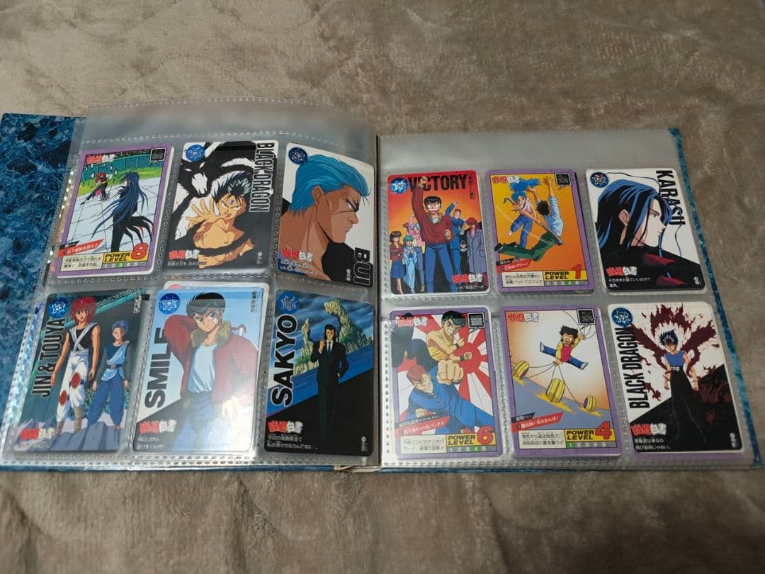 幽遊白書 カードダスセット バインダー付き 約150枚 レトロ