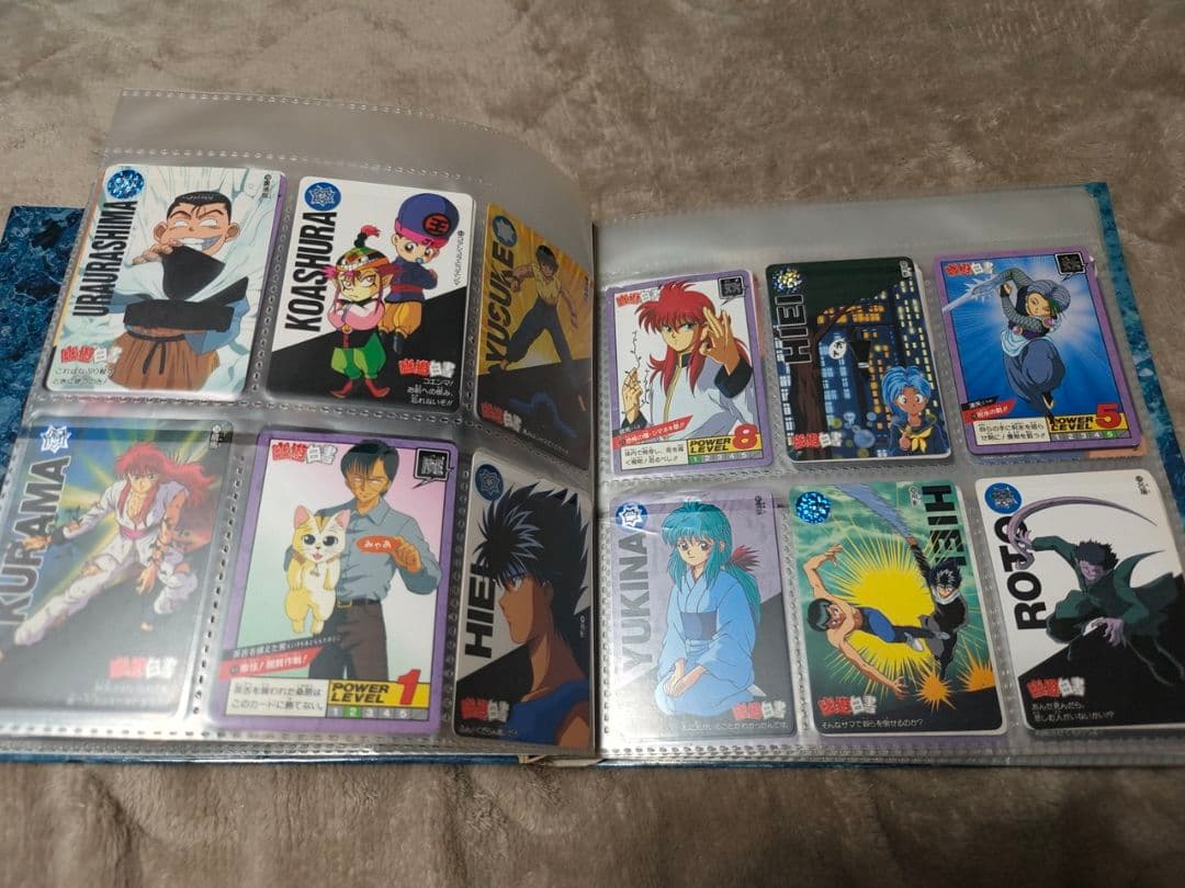 幽遊白書 カードダスセット バインダー付き 約150枚 レトロ