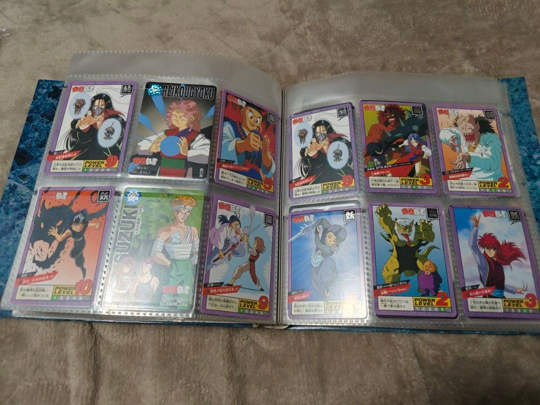 幽遊白書 カードダスセット バインダー付き 約150枚 レトロ