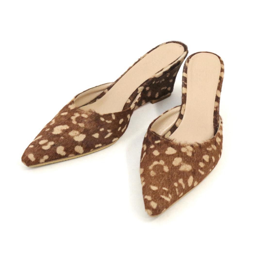 マリアムナッシアーザデー 19AW ハラコヒールサボ / ミュール