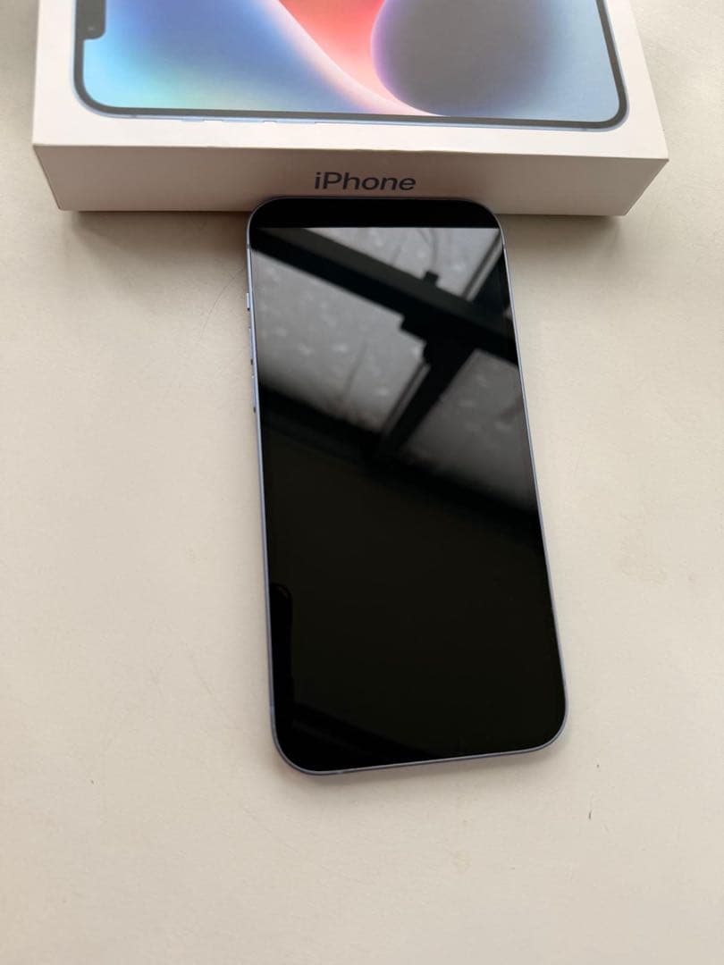 Apple iPhone 14 ブルー 本体 充電ケーブル付き