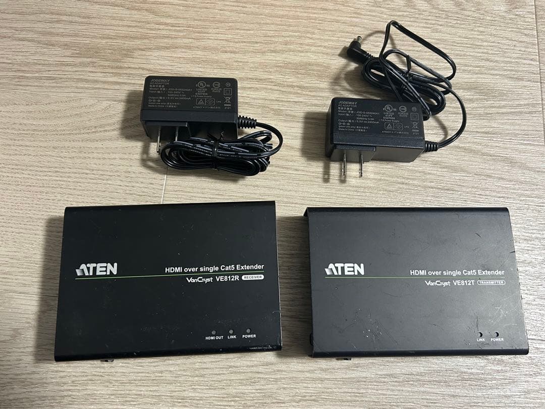 ATEN HDMIエクステンダーセット(電源アダプタほぼ新品)