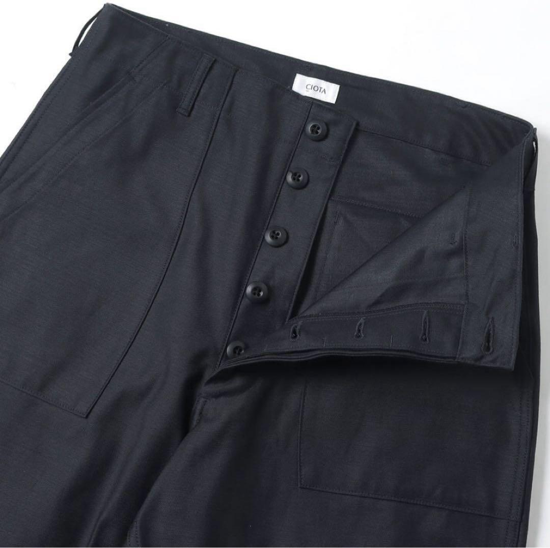【美品】CIOTA ベイカーパンツ ダークネイビー 4