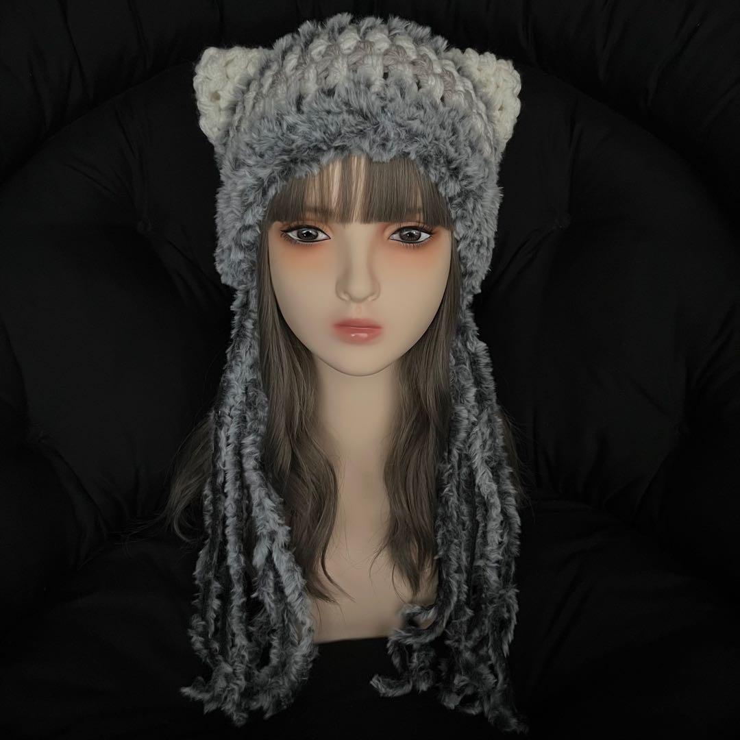 Uページ　猫耳ニット帽オーダー