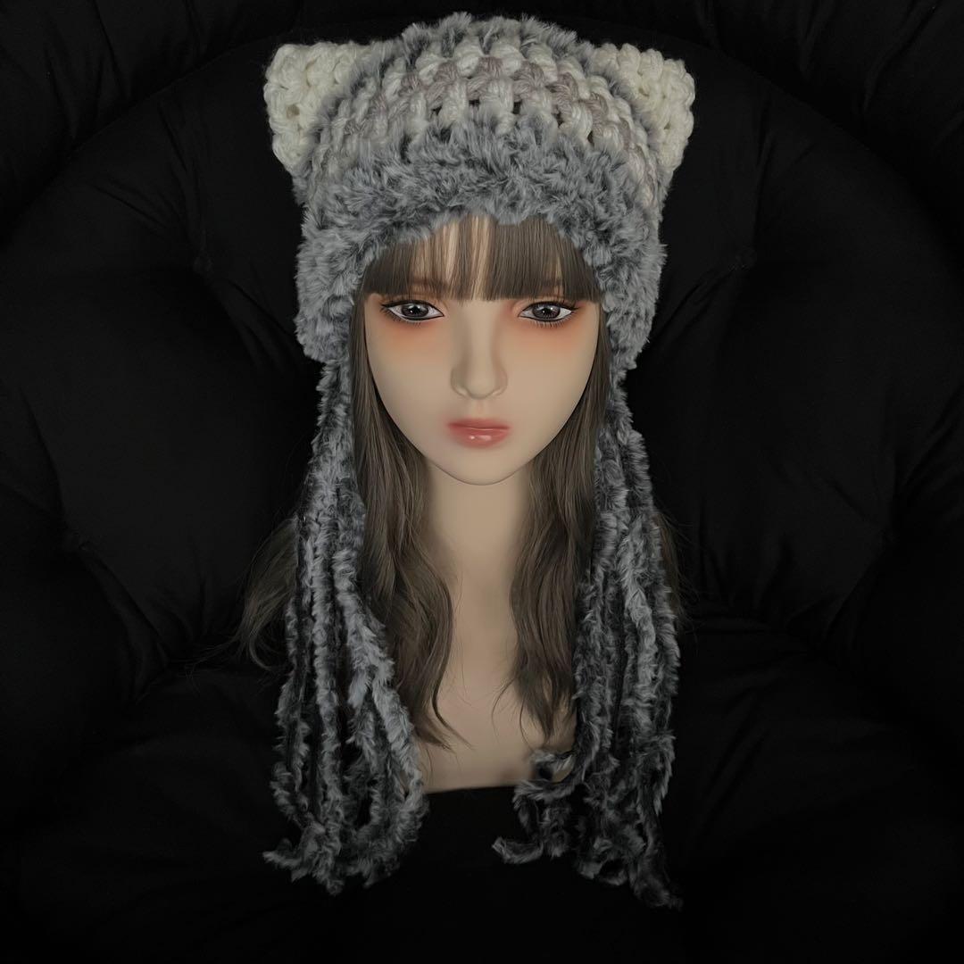 Uページ　猫耳ニット帽オーダー