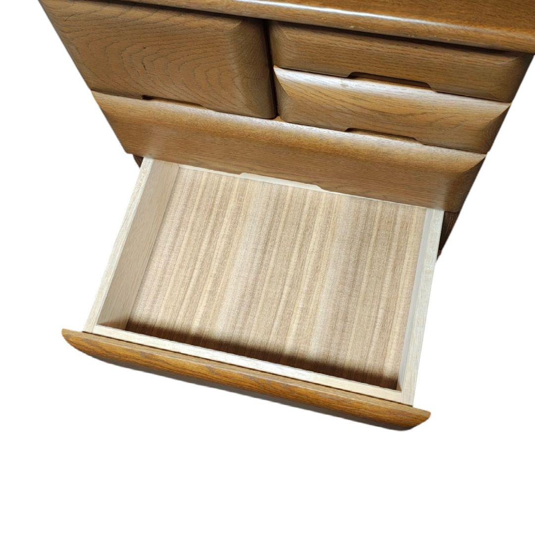 ★美品★ CAPIC 旭川家具　6段チェスト ナラ材 タンス