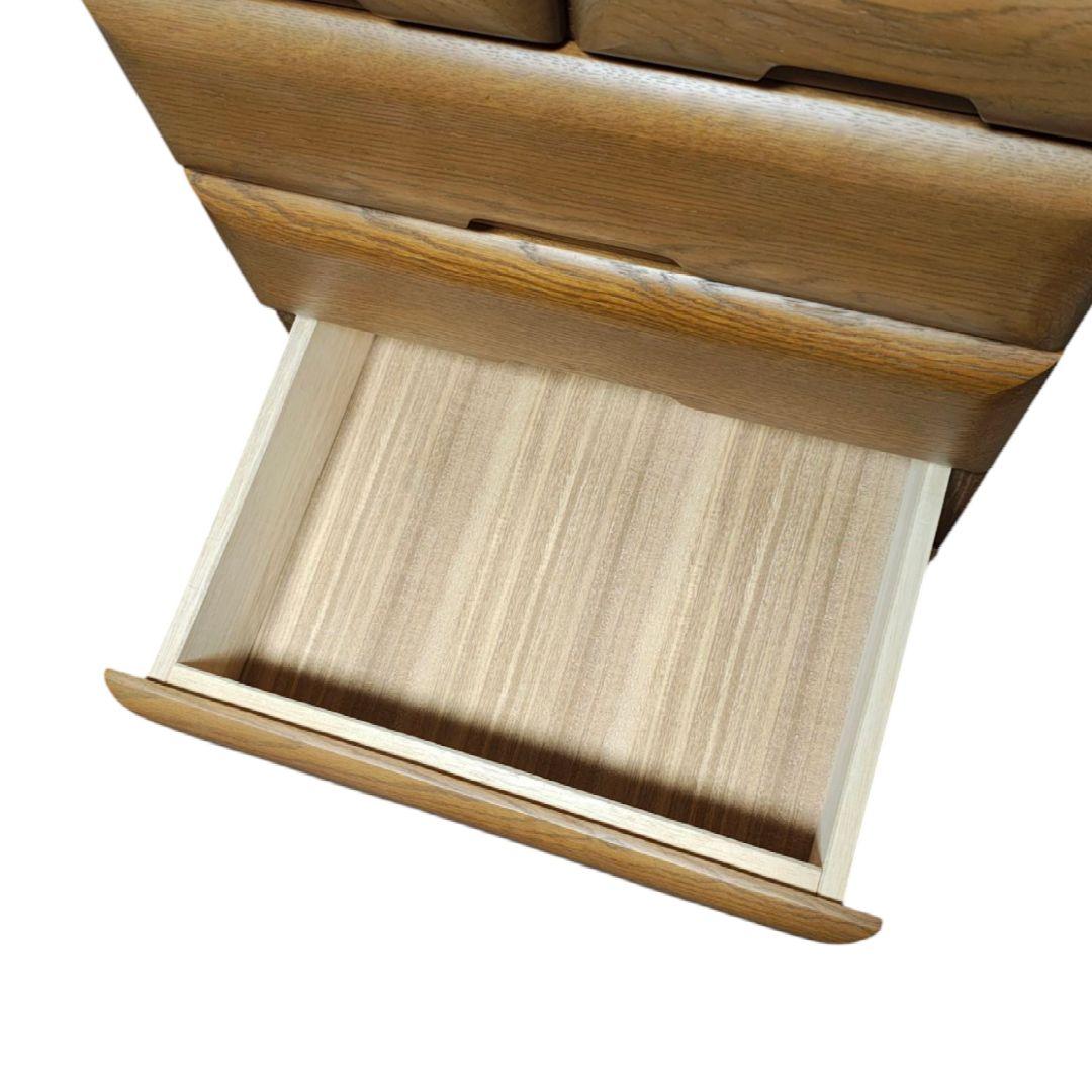 ★美品★ CAPIC 旭川家具　6段チェスト ナラ材 タンス