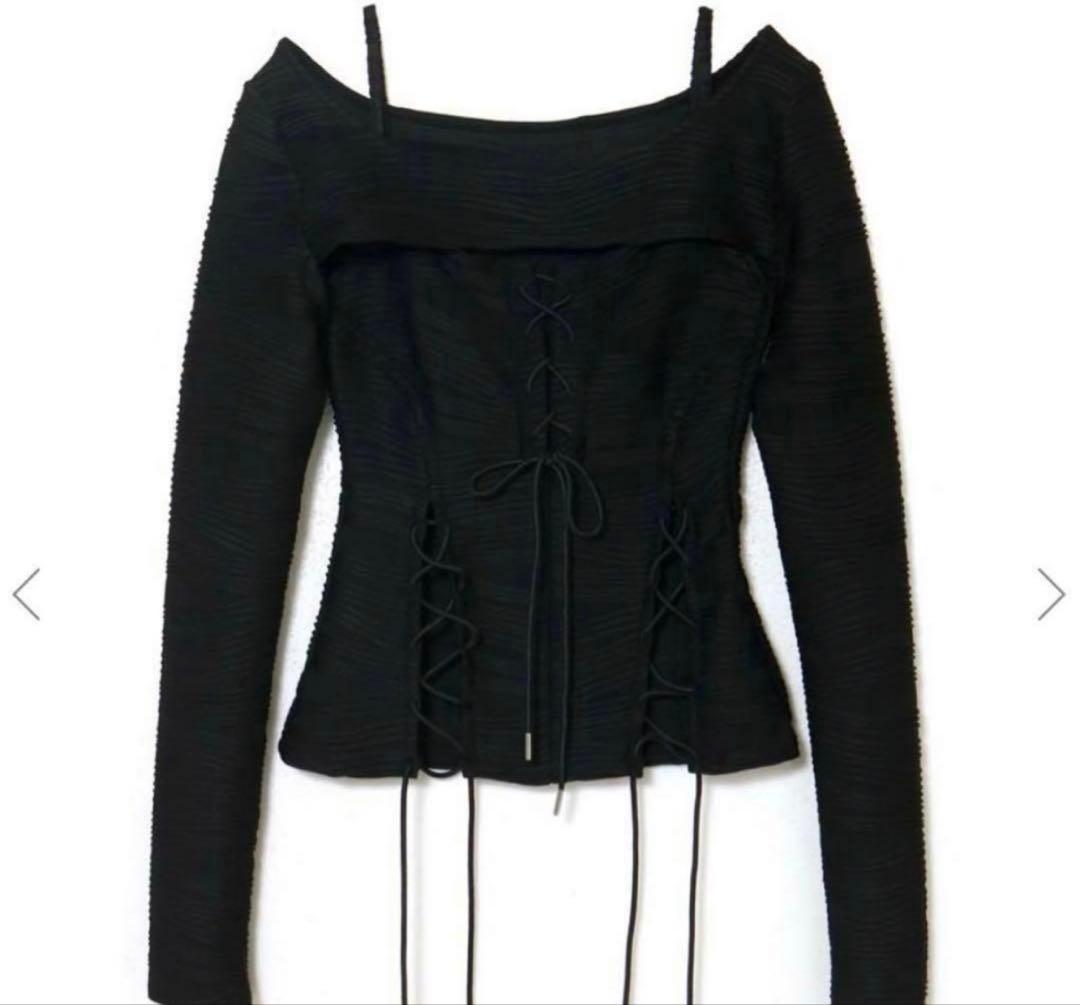 トップス Meltthelady lace up layered corset