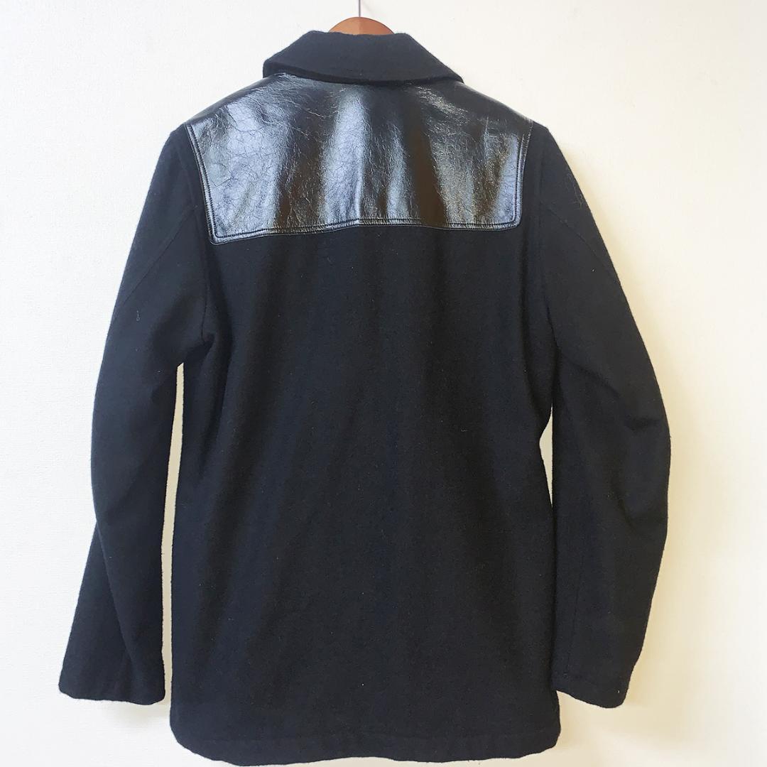 NEVERTRUST　裏地タータン　ドンキージャケット　本革使用　モッズ　パンク