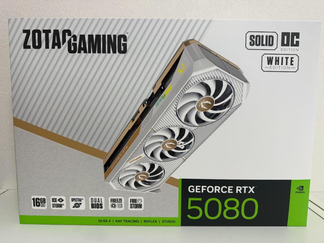 新品　ZOTAC GeForce RTX 5080 SOLID OC