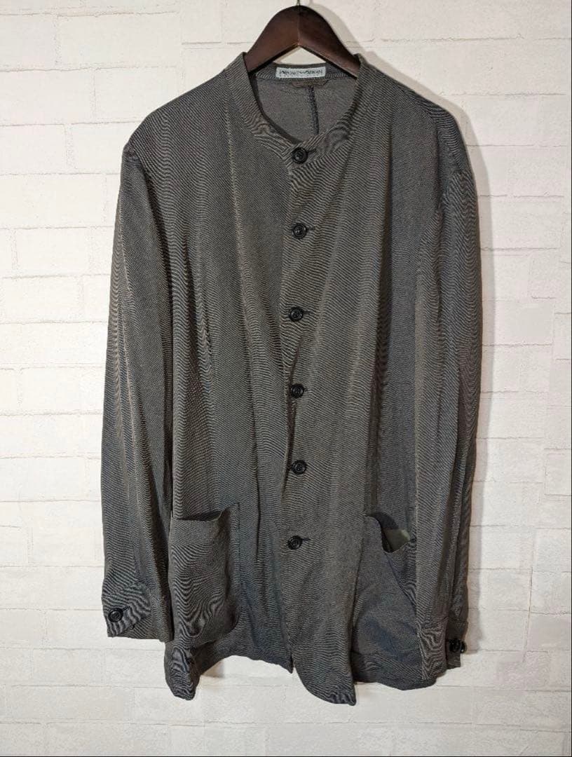 80s 初期アーカイブ EMPORIO ARMANI レーヨンシャツジャケット
