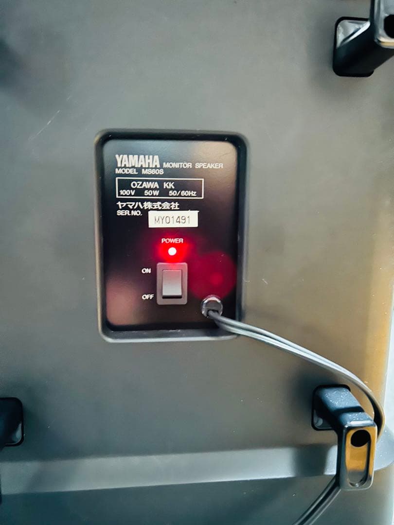 YAMAHA MS60S モニタースピーカー1台＆スタンド1本