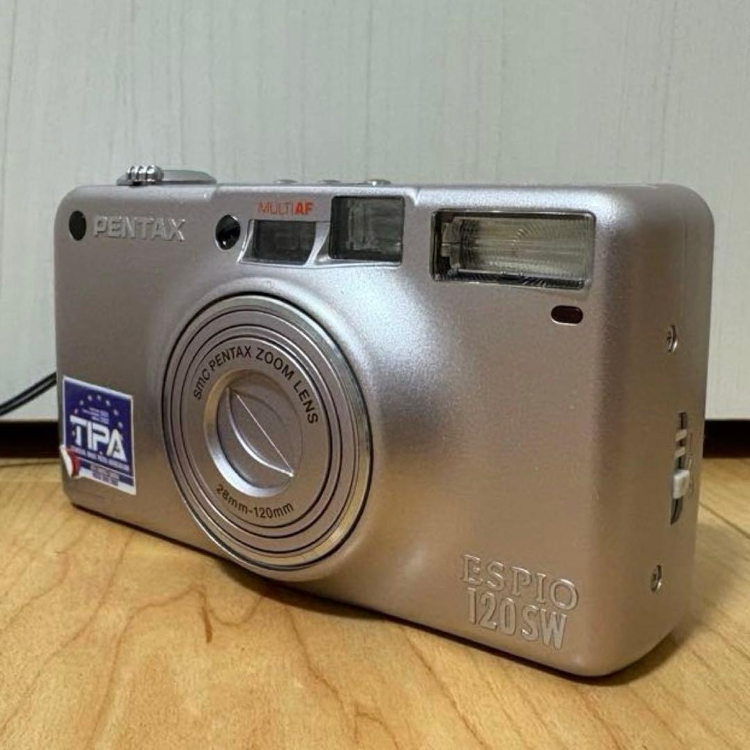 【動作確認済】　PENTAX 120SW ピンク　 コンパクトフィルムカメラ