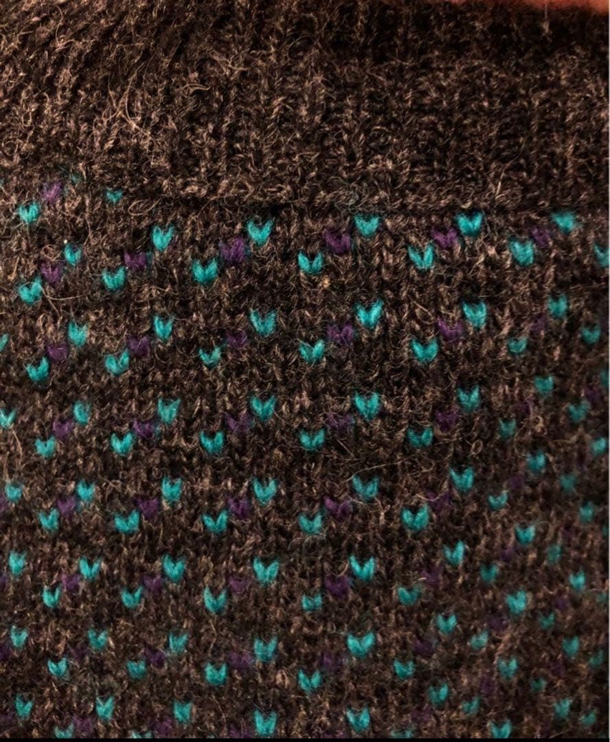 80s L.L.Bean バーズアイニット ノルウェー製