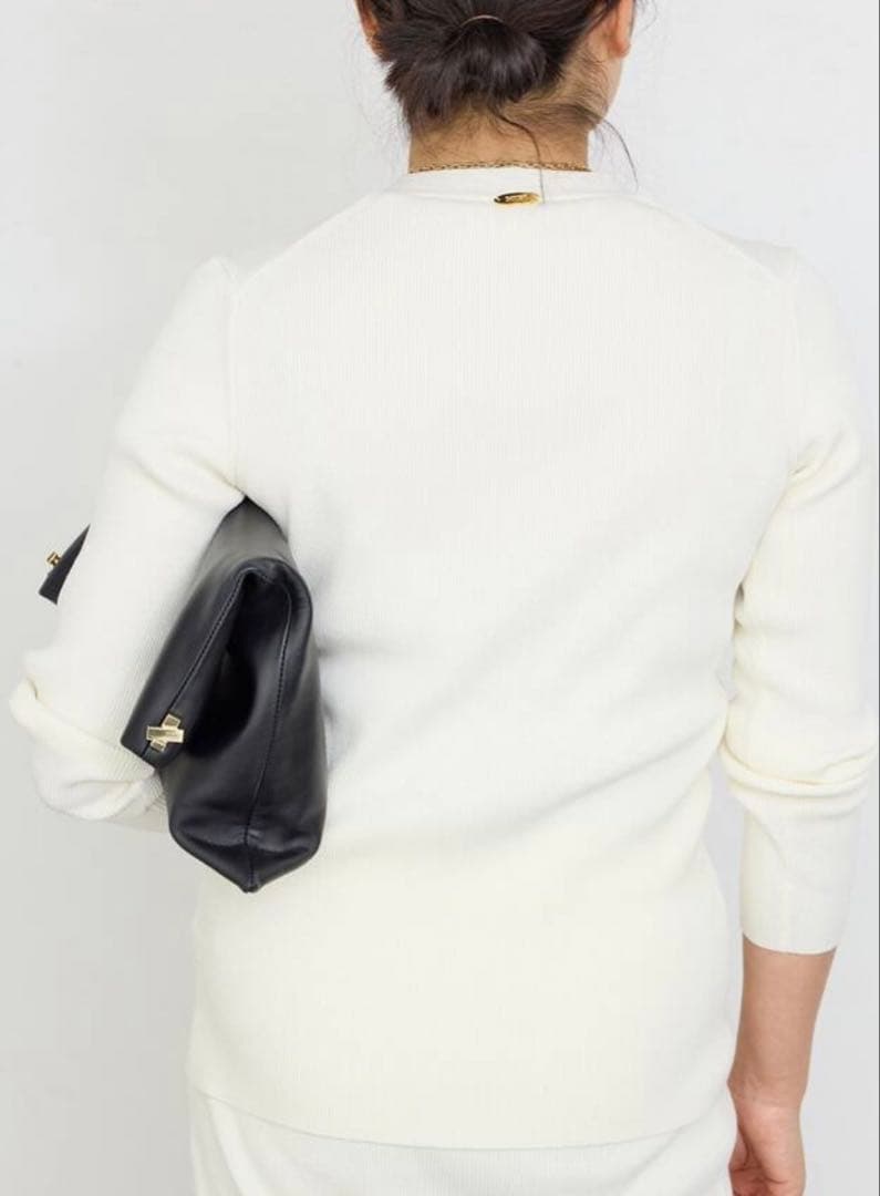 ✨美品✨ミューズ ドゥーズィエムクラスDINER RIB Vネックカーディガン