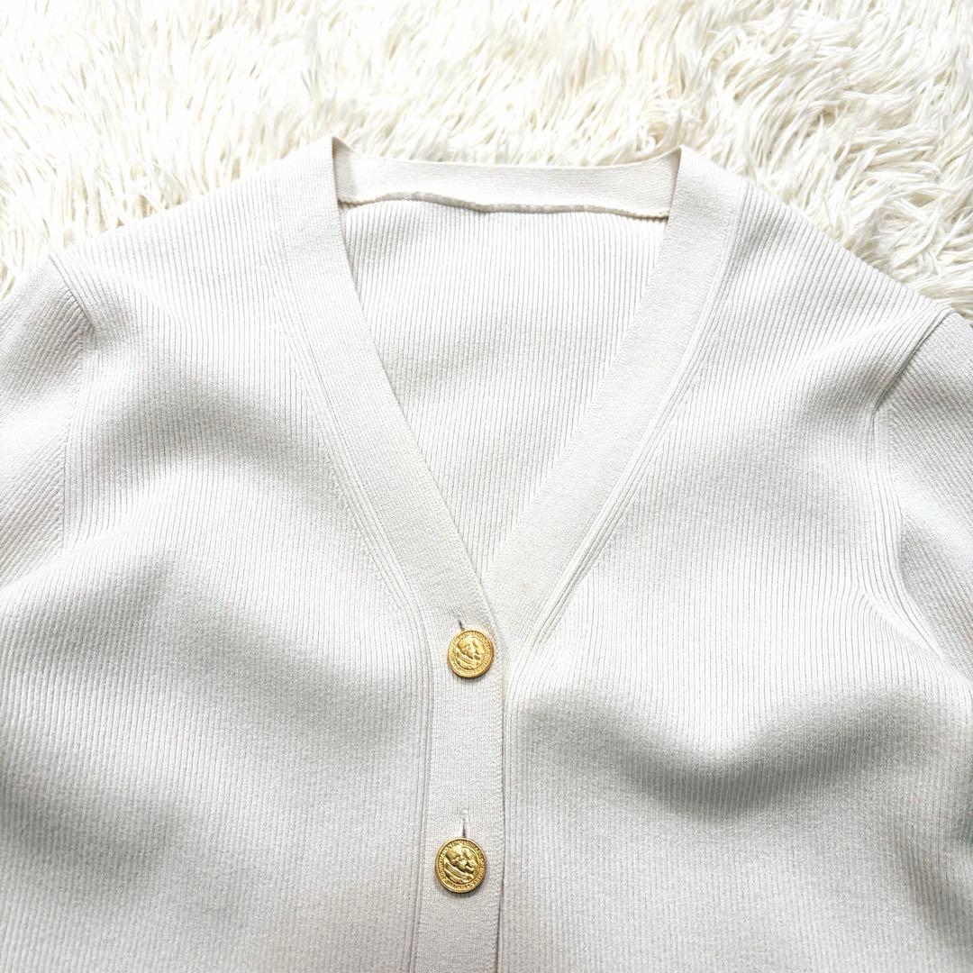 ✨美品✨ミューズ ドゥーズィエムクラスDINER RIB Vネックカーディガン