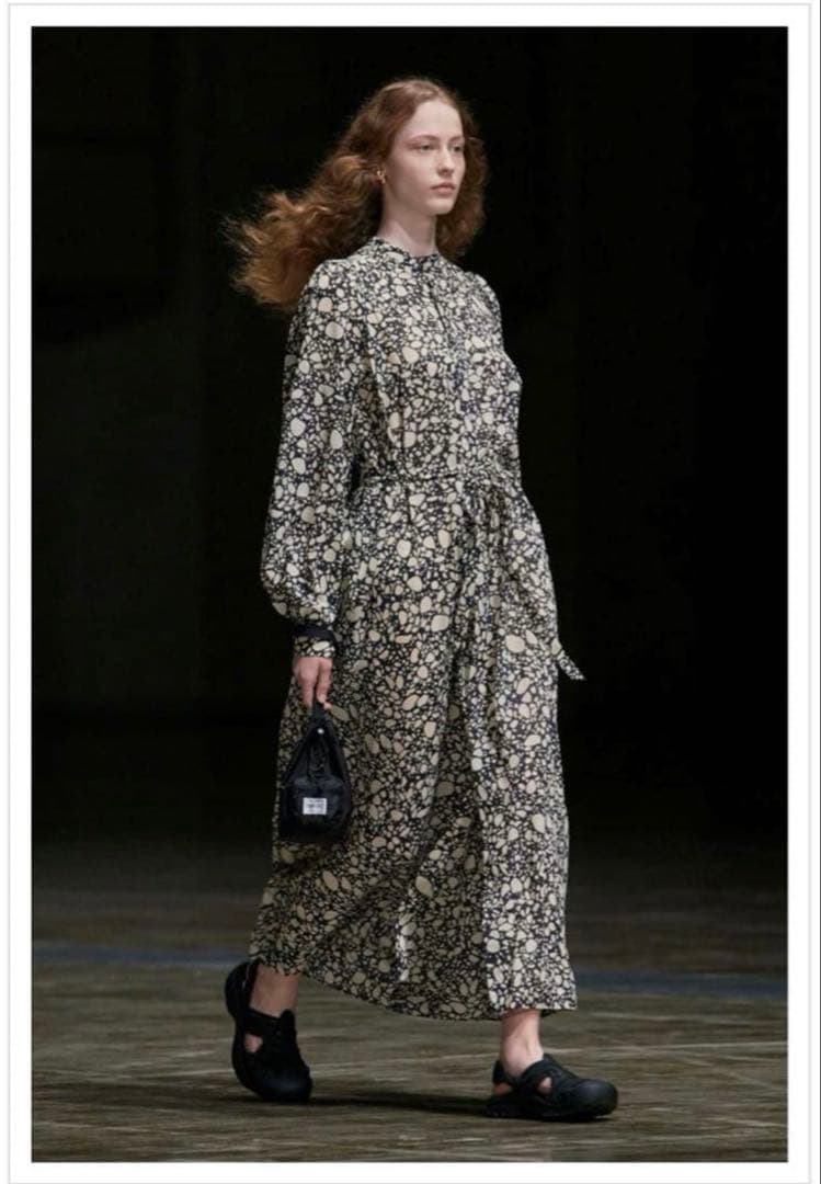 HYKE ハイク PEBBLE PRINTED DRESS サイズ1