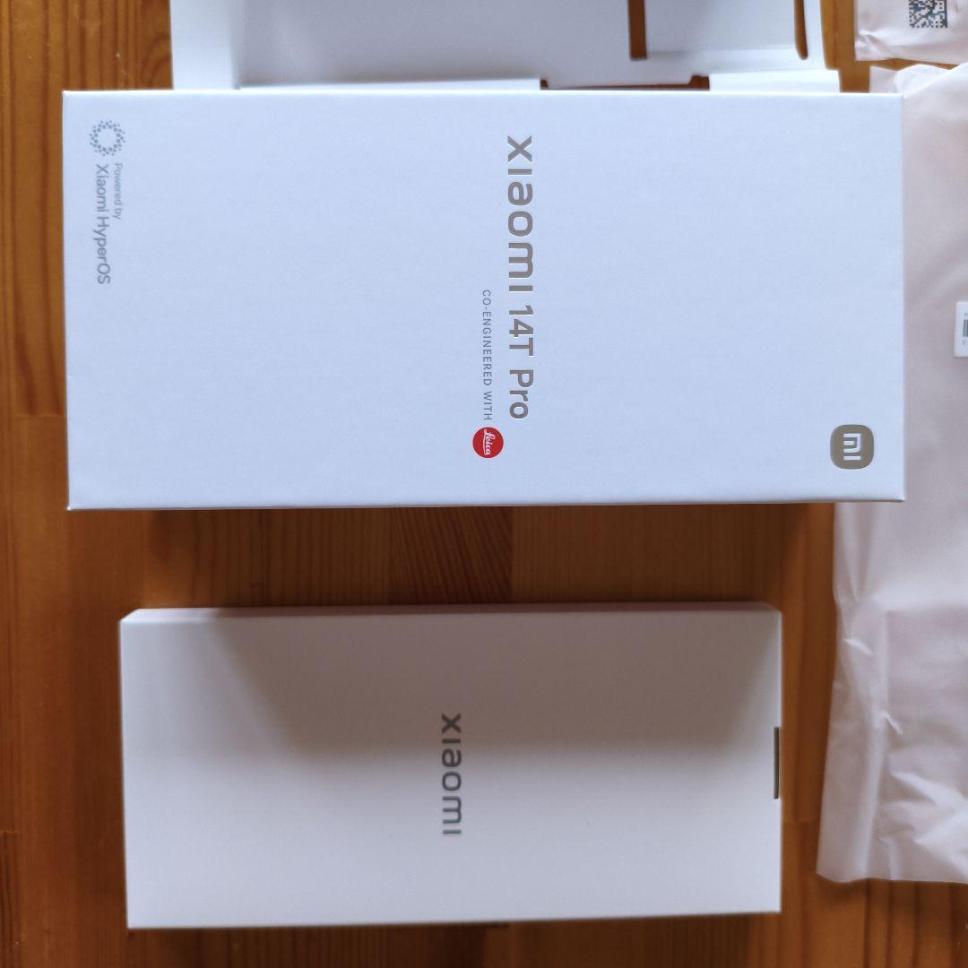 値下げ交渉可　Xiaomi 14T Pro 120W充電器付き　箱のみ　本体なし