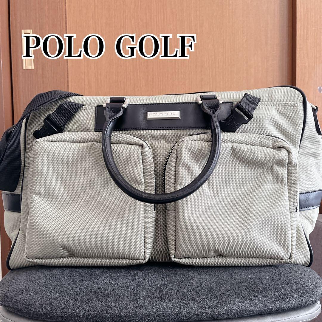 ポロ ゴルフ 2way トラベルバッグ ボストンバッグ 黒 ラルフローレン