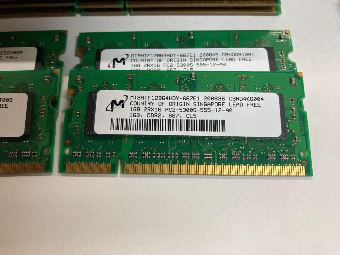 【 星★海さま専用】DDR2-667　1GB　Micron製ほか88枚