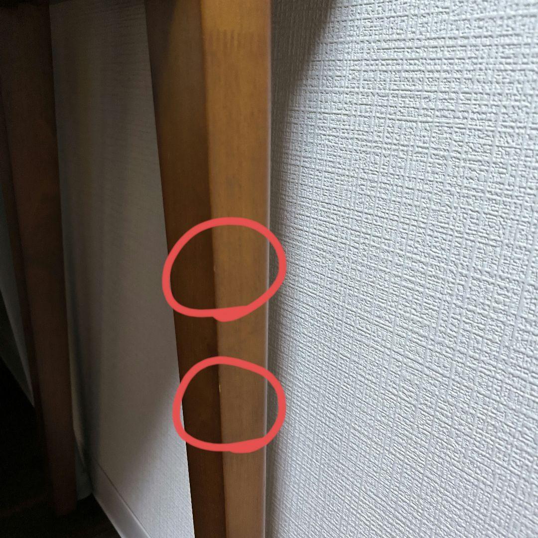 ダークブラウン デスク A4収納可　引き出し付き　作業デスク　コンパクト