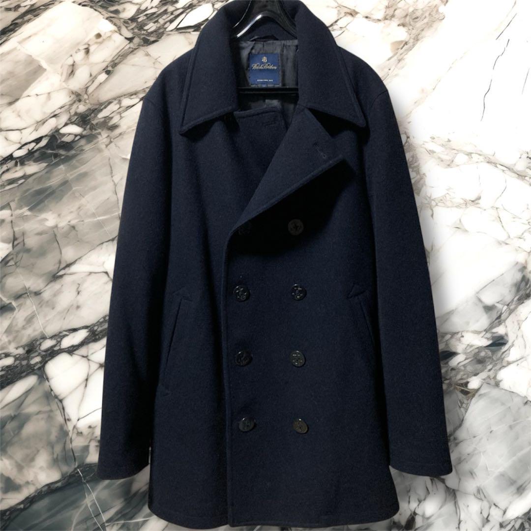 超美品 BROOKS BROTHERS ウール Pコート チェスターコート