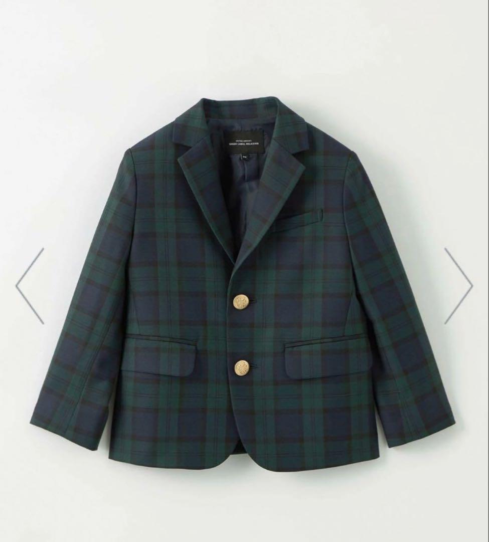 【新品未使用】タグ付き グリーンレーベルリラクシング　スーツセット130センチ