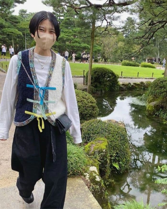 yanyan 　ニット　ベスト