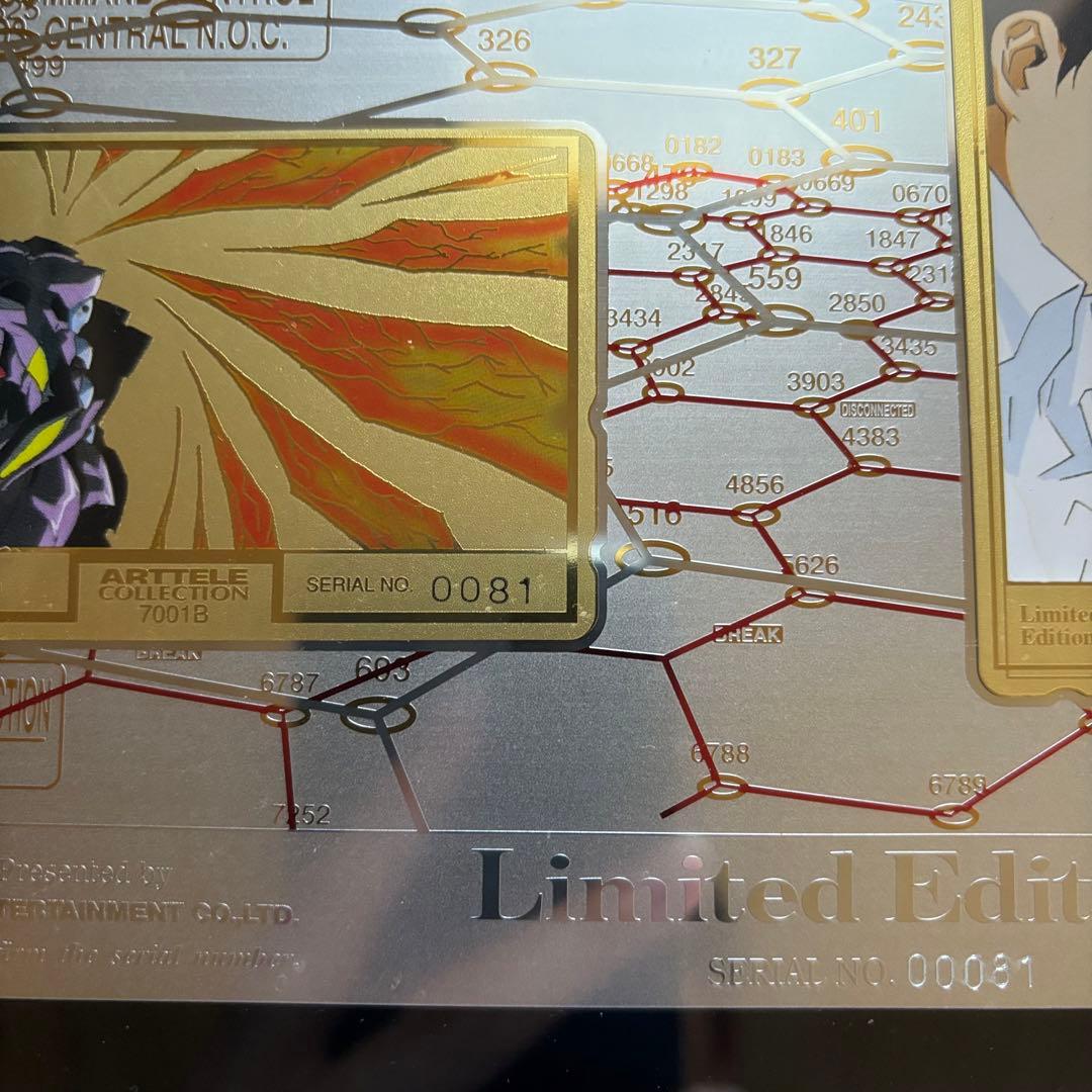 希少　レア　エヴァンゲリオン　限定　トレーディングカード　シリアルナンバー