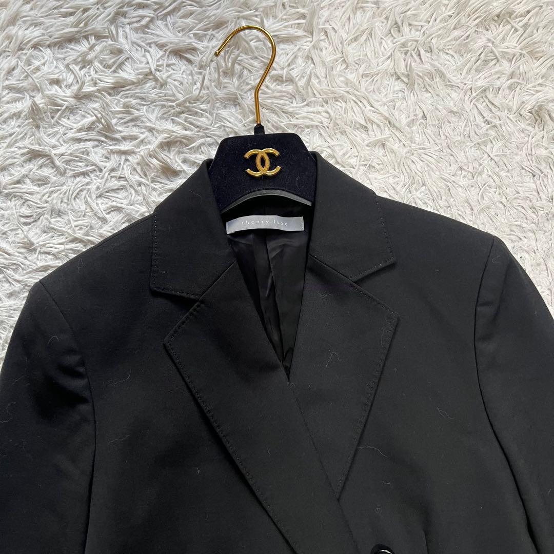 美品 22AW セオリーリュクス ダブルテーラードジャケット BALLEY PS