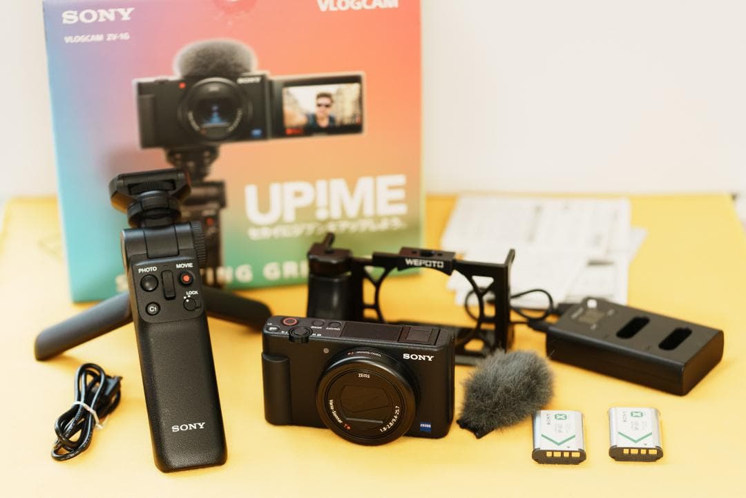 【美品】SONY ZV-1 シューティンググリップキット　＋ ケージ他