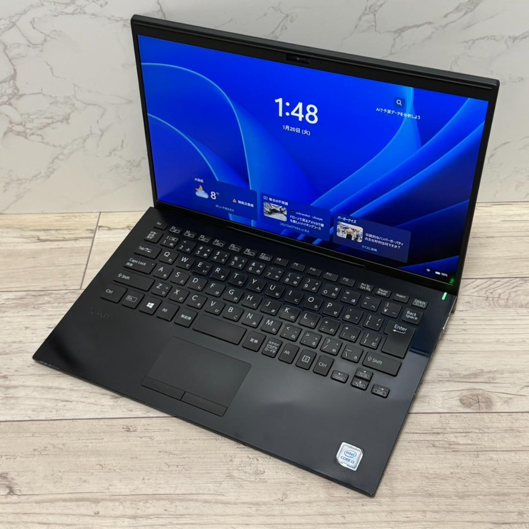 【バッテリー良好】軽量 薄型 SSD VAIO Win11 ノートパソコン