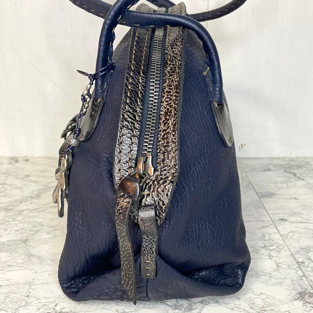 【美品】エンリーベグリン HENRY BEGUELIN レザー ショルダーバッグ