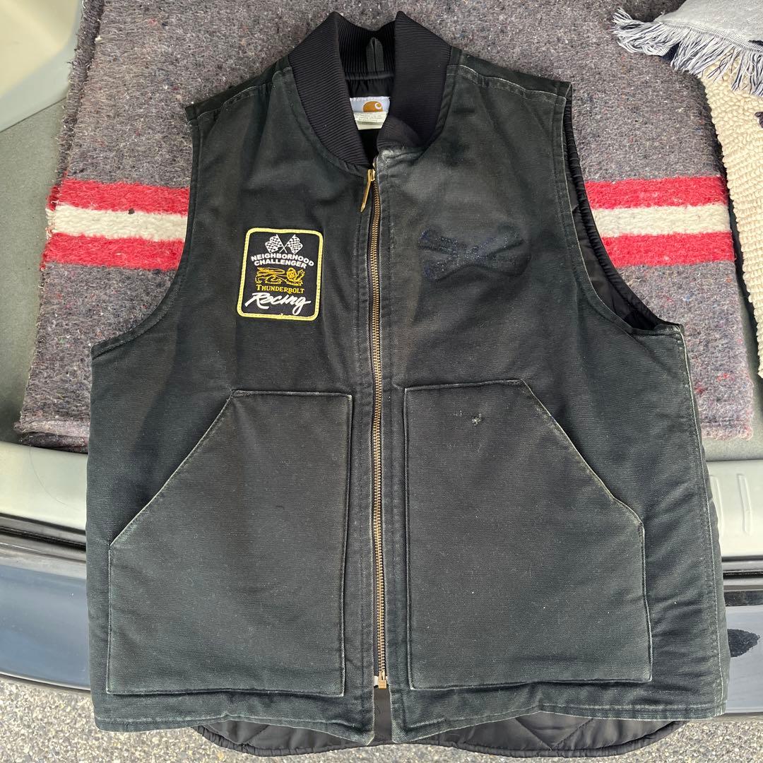 カーハート ダックベスト ブラックフェード USA MEXICO vo1