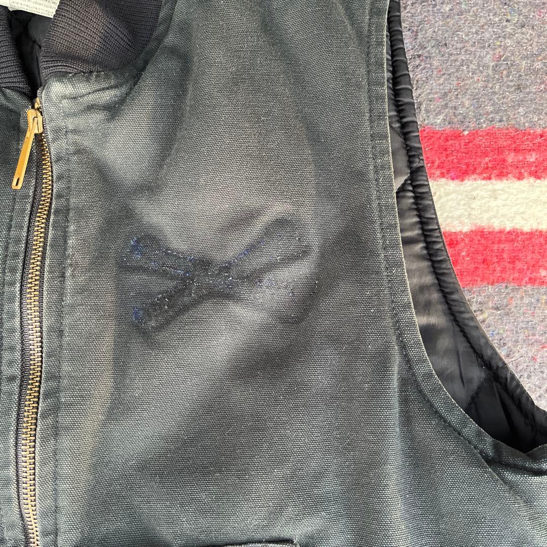 カーハート ダックベスト ブラックフェード USA MEXICO vo1