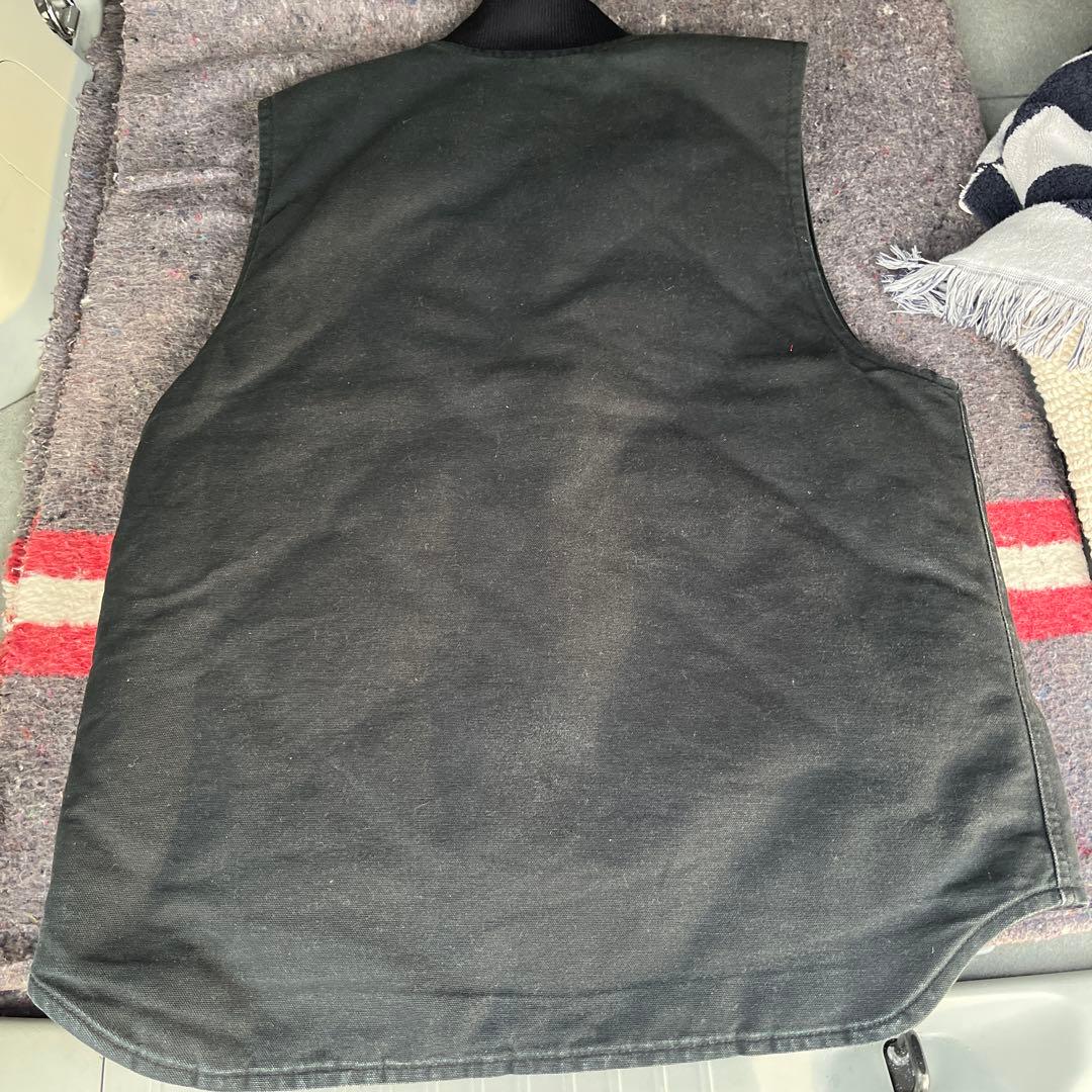 カーハート ダックベスト ブラックフェード USA MEXICO vo1