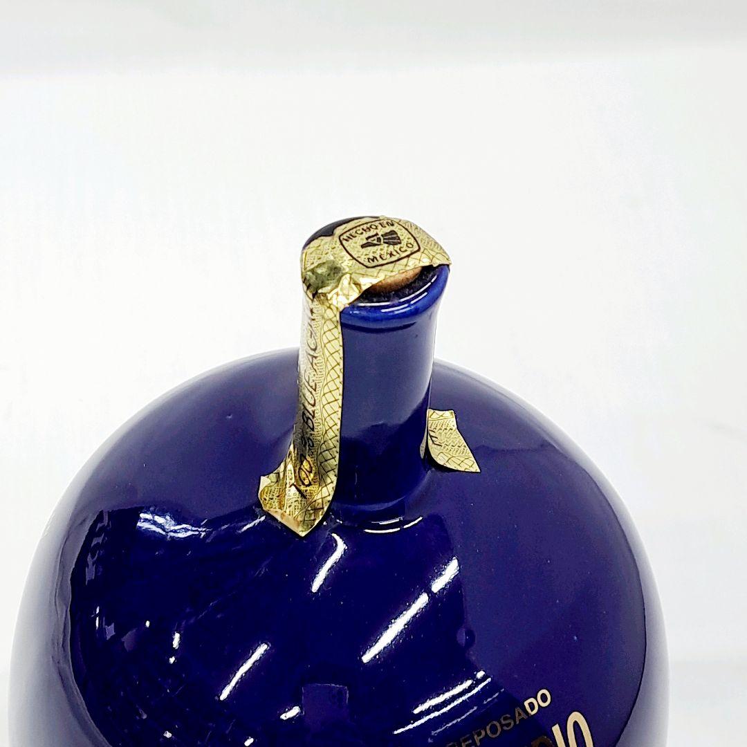 ポルフィディオ レポサド ブルーアガベ 陶器 青 テキーラ 1000ml