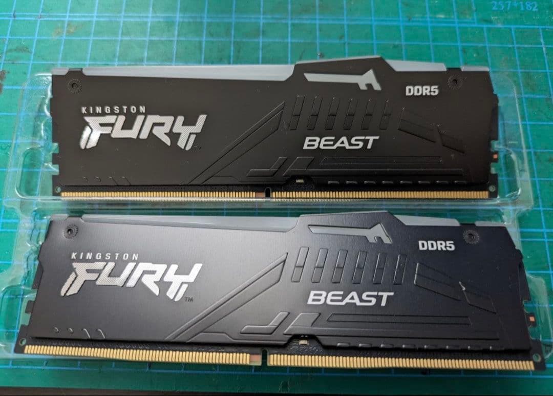 Kingston FURY beast DDR5 16GBメモリー