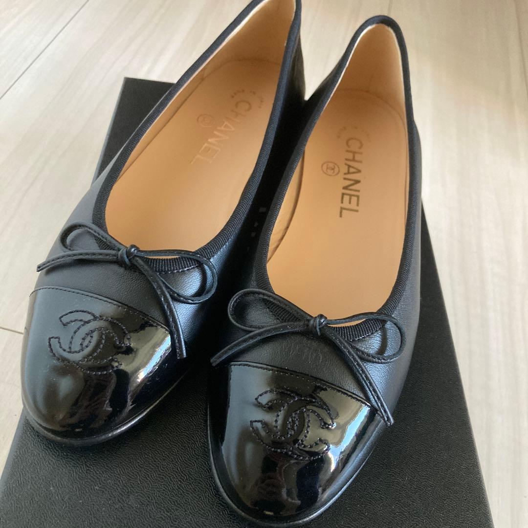 【Our_】CHANEL バレリーナ　ブラック　36.5 新品未使用