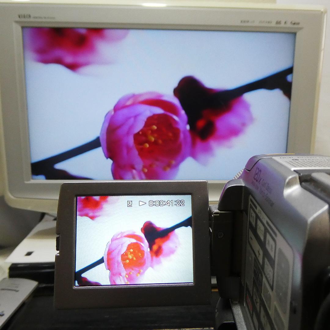 動作品ソニー DCR-PC120 MiniDVビデオカメラ　DVDダビングに最適