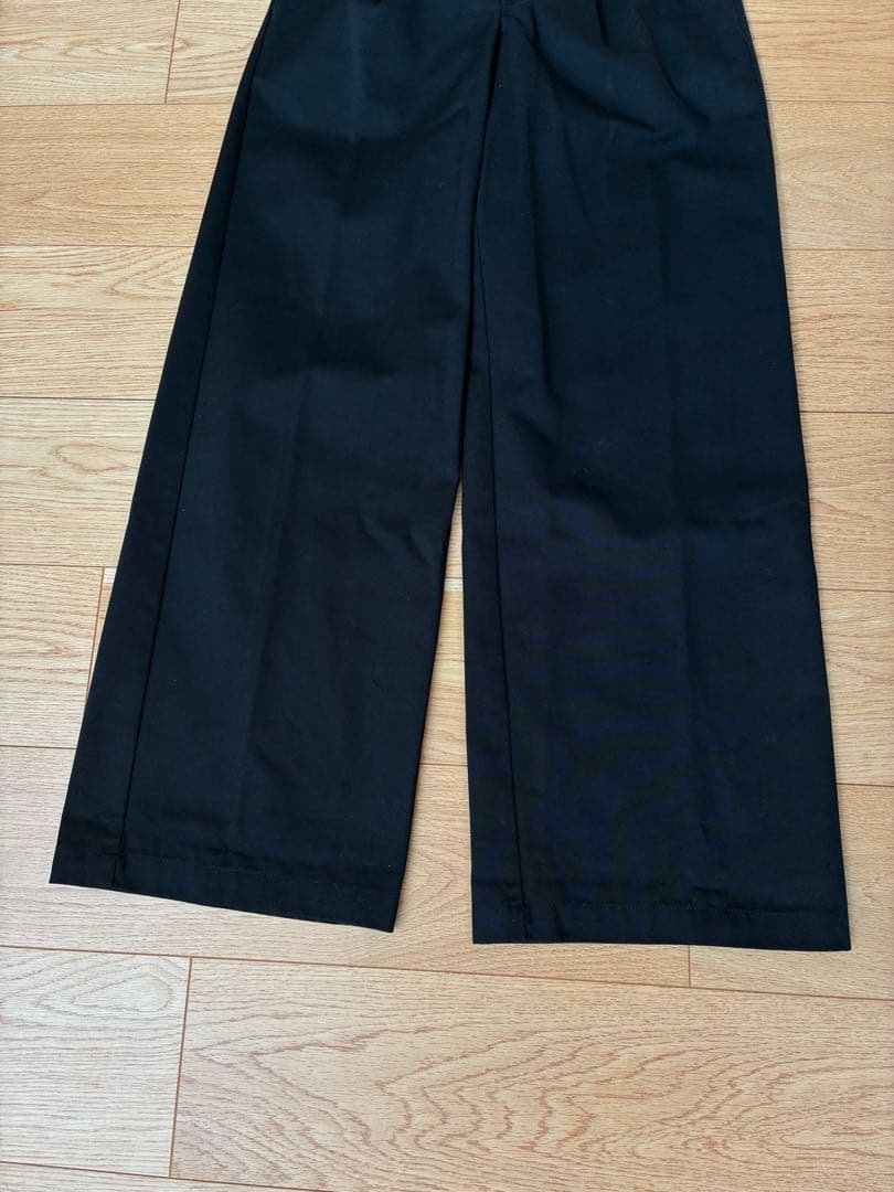 美品ok.soon.×dickies wide chino pants黒S