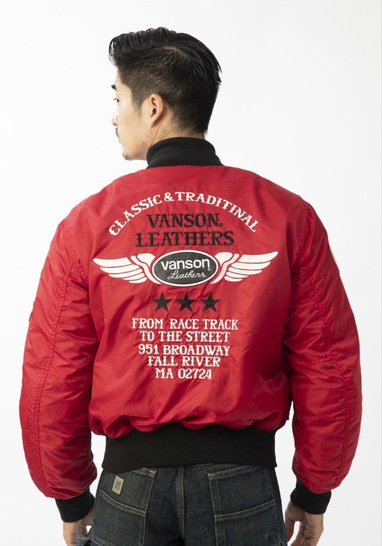 ゆ*き様 VANSON ライダー赤ジャケット