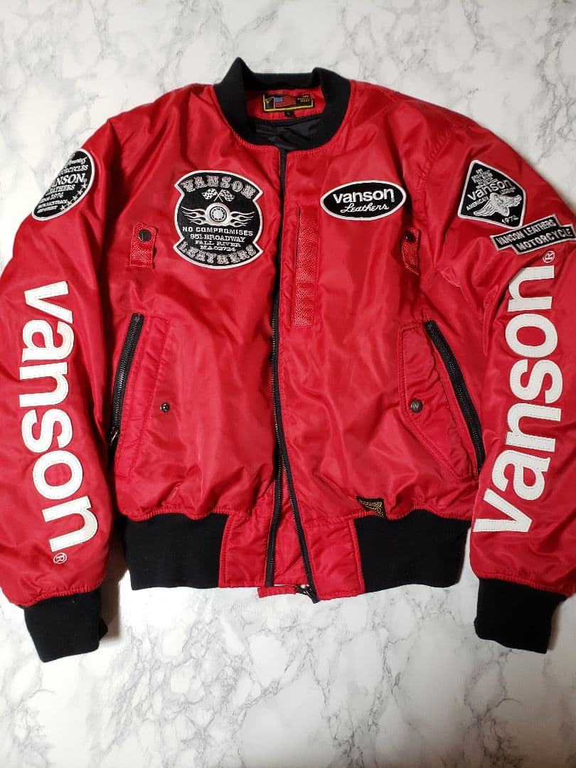 ゆ*き様 VANSON ライダー赤ジャケット