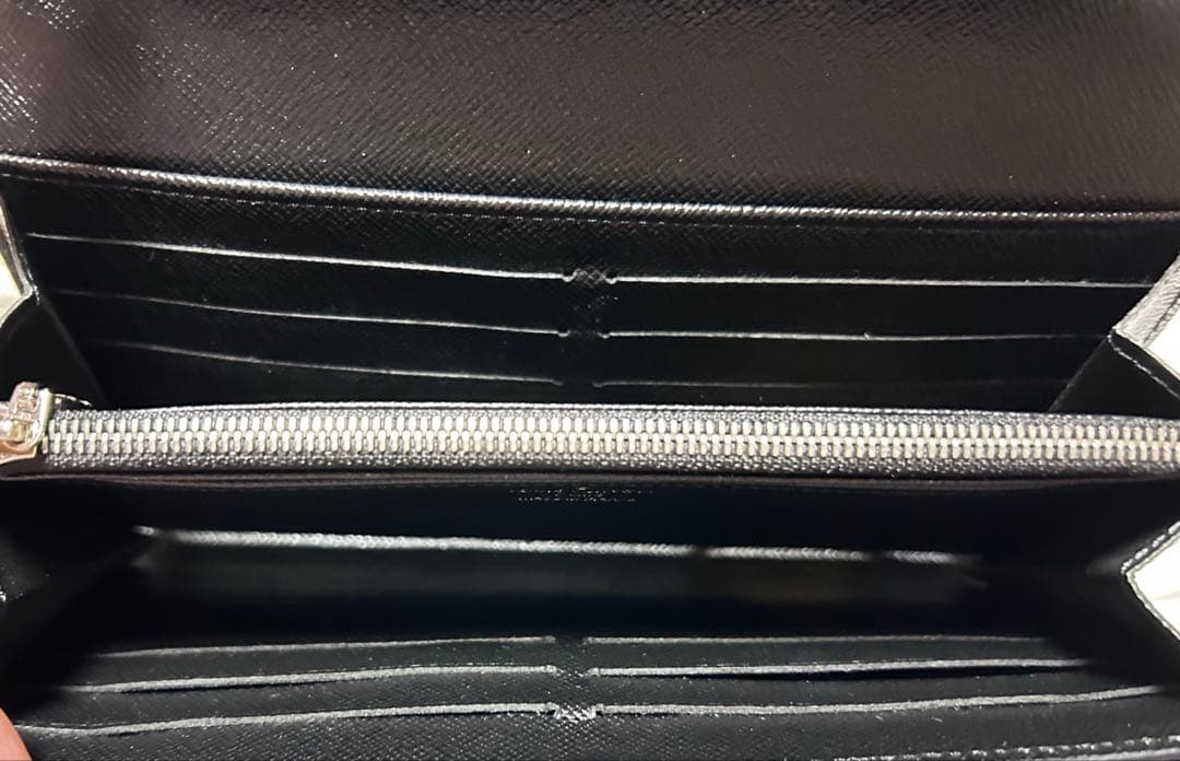 【美品】Louis Vuitton シルバー 長財布